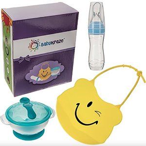 New Infant Feeding Kit BabyKraze - 3 in 1 Infant